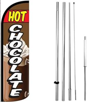 Hot Chocolate – 11′ Feather Flag