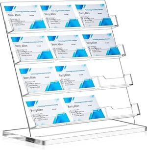 12 Slots Clear Gift Card Display